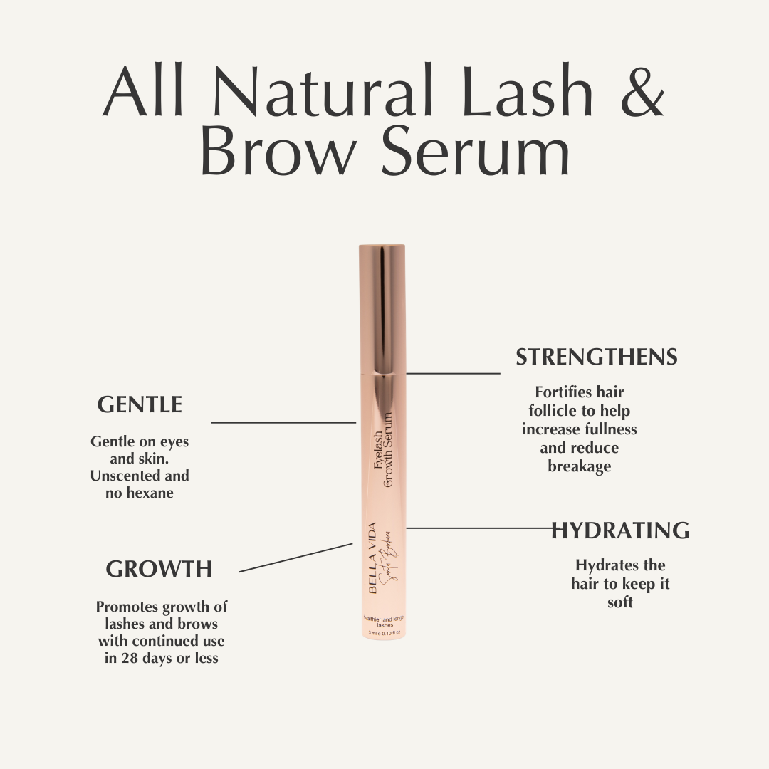 All Natural Eyelash &amp; Brow Growth Serum